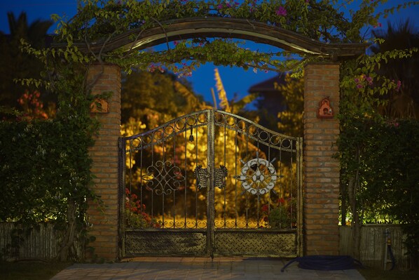 Entrada de la propiedad