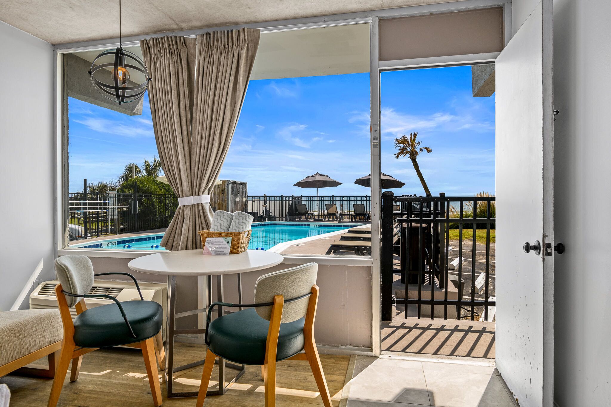 standard room, 2 double beds, pool access, pool view | view from room