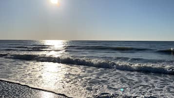 On the beach