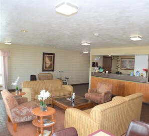 Sitteområde i lobbyen