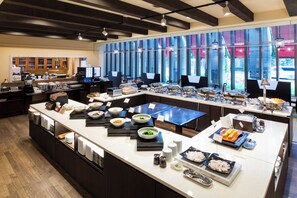 Dagelijks ontbijtbuffet (JPY 1650 per persoon)