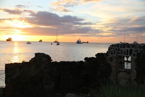 On the beach, scuba diving - The Old Gin House (Oranjestad)
