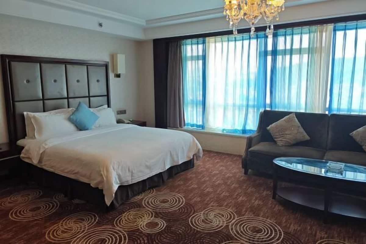 1 chambre, literie de qualité supérieure, couette en duvet d'oie