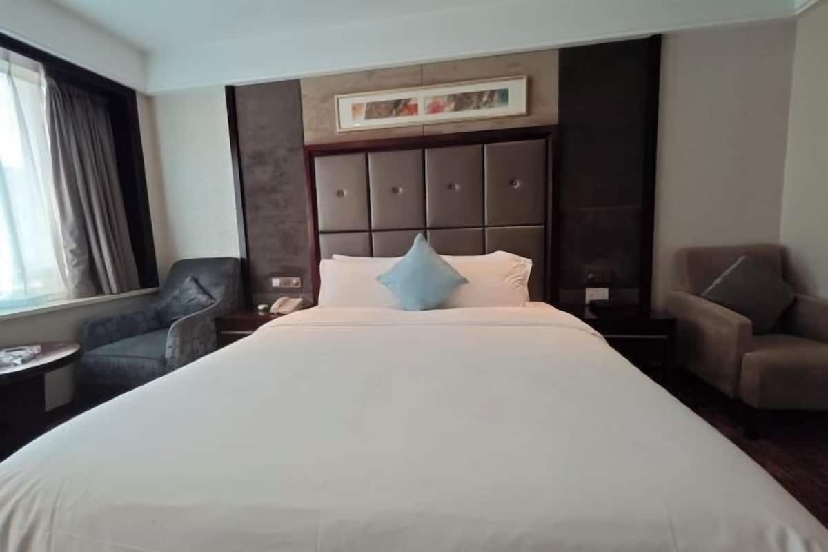 1 chambre, literie de qualité supérieure, couette en duvet d'oie