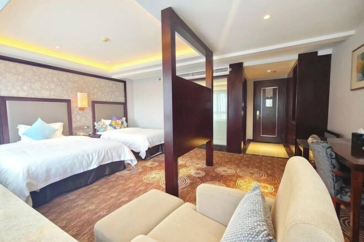 1 chambre, literie de qualité supérieure, couette en duvet d'oie