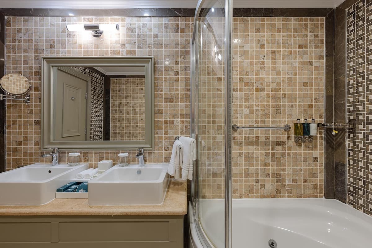 suite | bathroom | free toiletries, hair dryer, bathrobes, slippers
