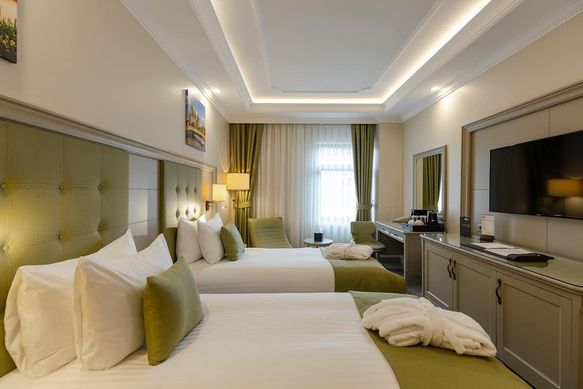 superior room | in-room safe, blackout curtains, soundproofing, iron/ironing board