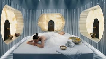 Sauna, hot tub, steam room, Turkish bath, body treatments, aromatherapy