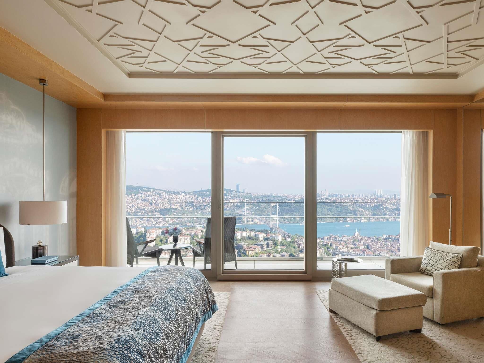 Habitación Deluxe, 1 cama King size (Bosphorus) | Ropa de cama de alta calidad y minibar 