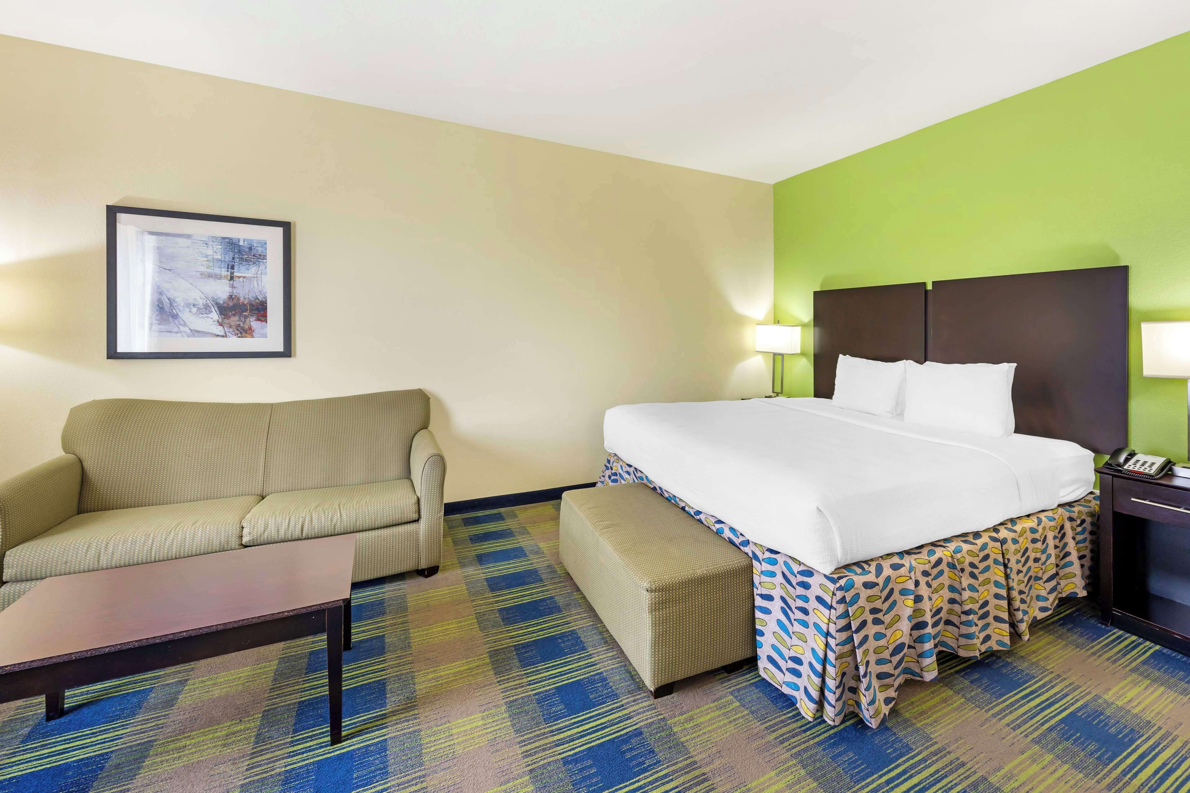 suite, multiple beds, accessible, non smoking (with sofabed) | in-room safe, desk, laptop workspace, iron/ironing board