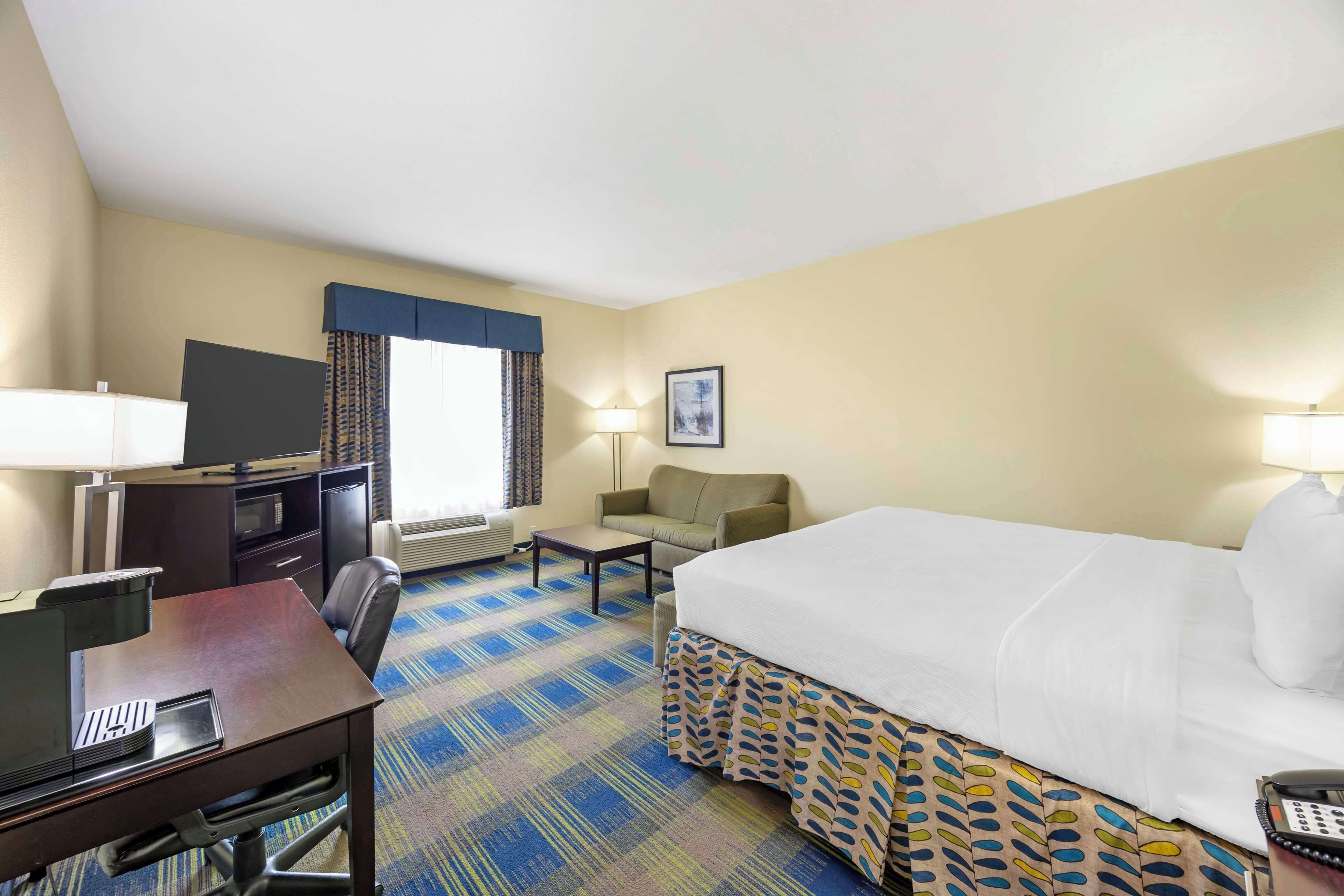 suite, multiple beds, accessible, non smoking (with sofabed) | in-room safe, desk, laptop workspace, iron/ironing board