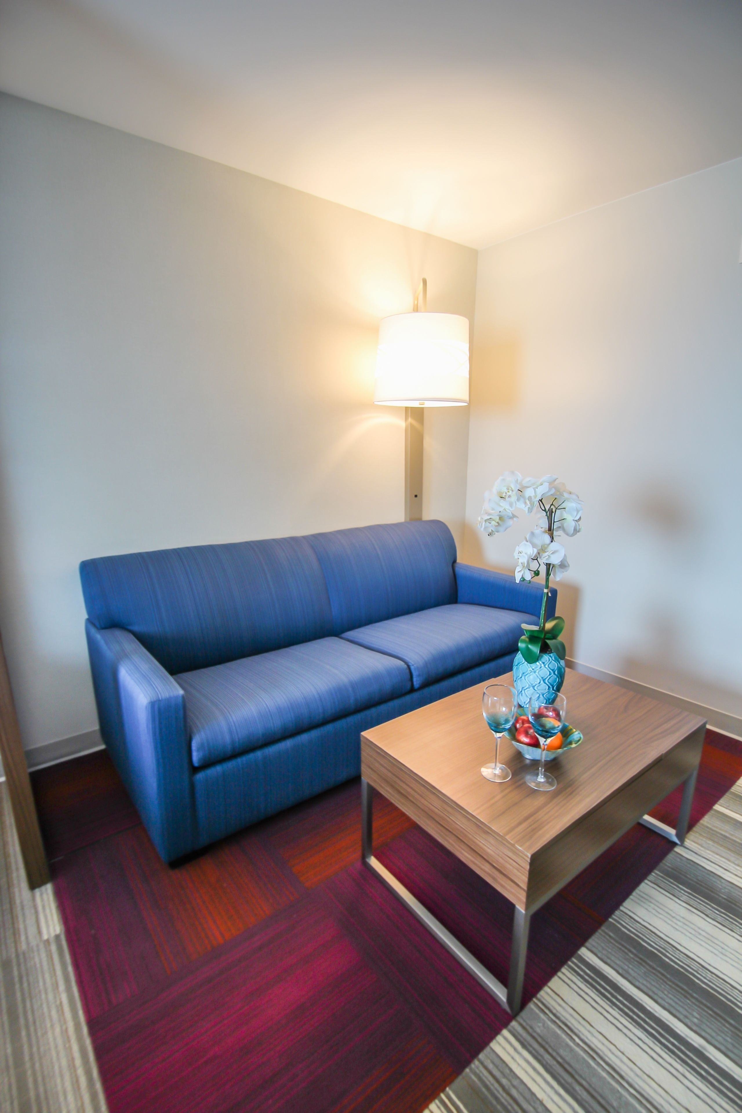 suite, 1 king bed with sofa bed (additional living) | living area | led tv, pay films