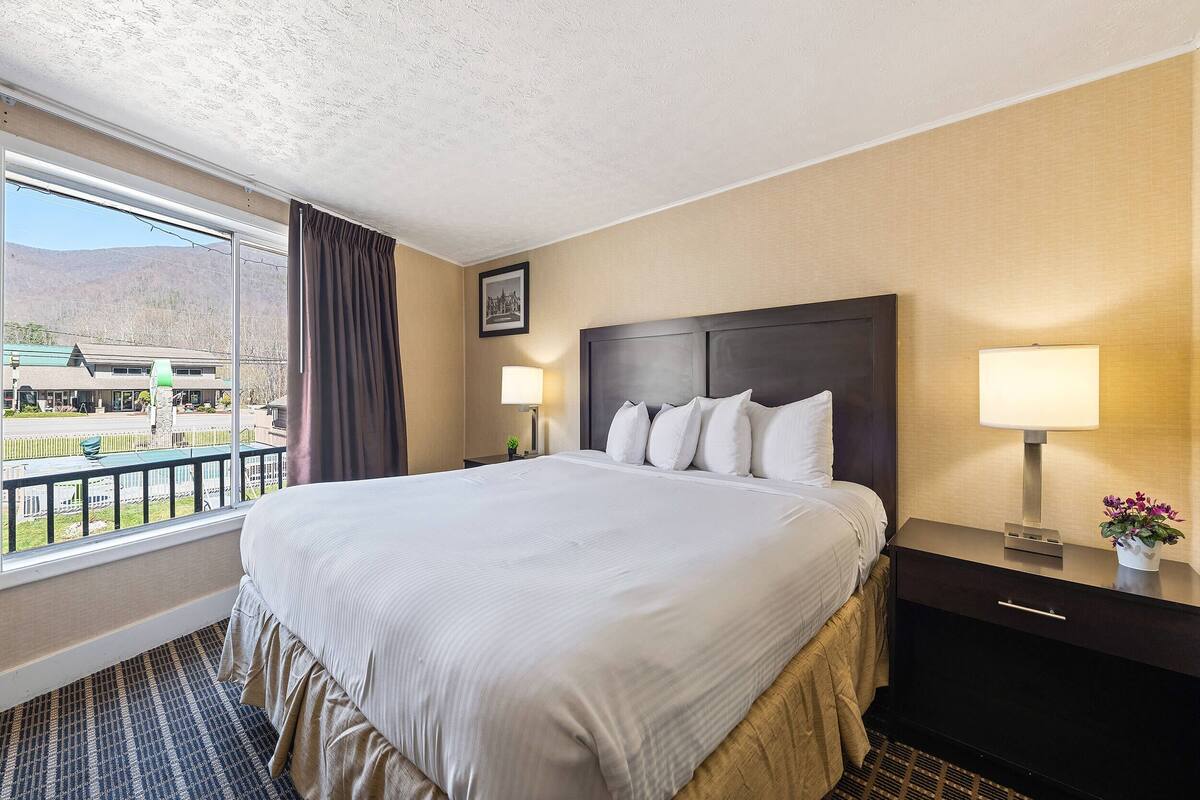Room, 1 King Bed, Non Smoking | Desk, blackout drapes, WiFi (free), bed sheets