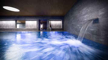 Indoor pool, seasonal outdoor pool