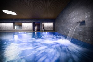 Indoor pool, seasonal outdoor pool