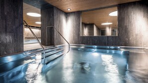 Indoor pool, seasonal outdoor pool