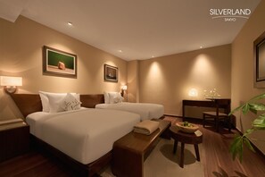 Serene Standard Double or Twin (No Window) | Living area | 42-inch LCD TV with cable channels, TV - Silverland Sakyo Hotel & Spa (Ho Chi Minh City)