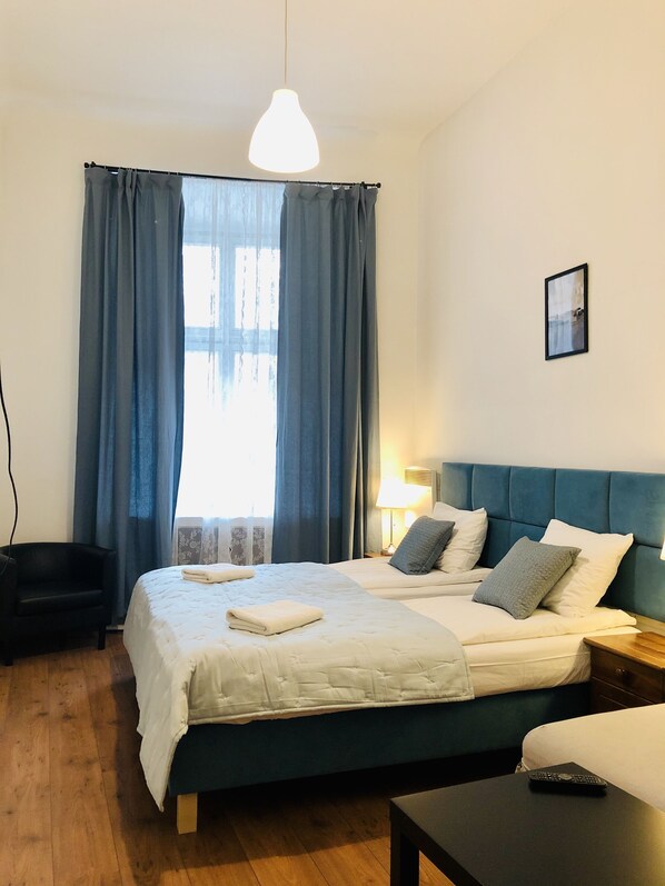 Standard Double or Twin Room, City View | Premium bedding, desk, iron/ironing board, free WiFi