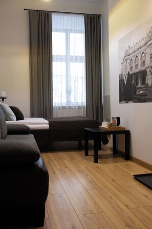 Standard Double Room, Courtyard Area | Premium bedding, desk, iron/ironing board, free WiFi