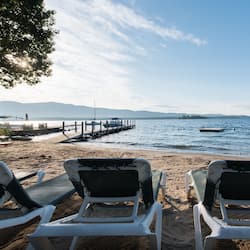 Private beach, sun loungers, kayaking, rowing