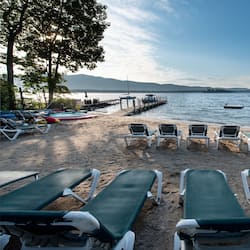 Private beach, sun-loungers, kayaking, rowing