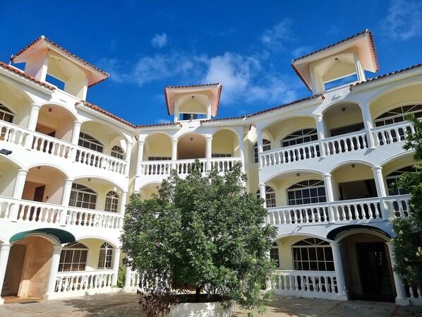 Overnatningsstedets facade