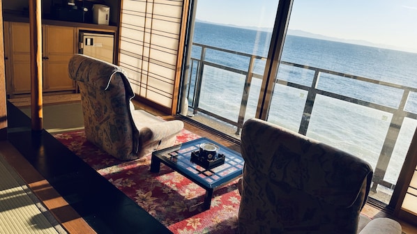 Traditional Room, Ocean View (Japanese-Style) | Premium bedding, in-room safe, desk, free WiFi