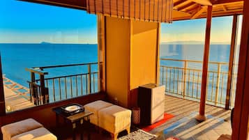 全景客房, 海景 (Japanese-Style) | 高級寢具、房內夾萬、書桌、免費 Wi-Fi