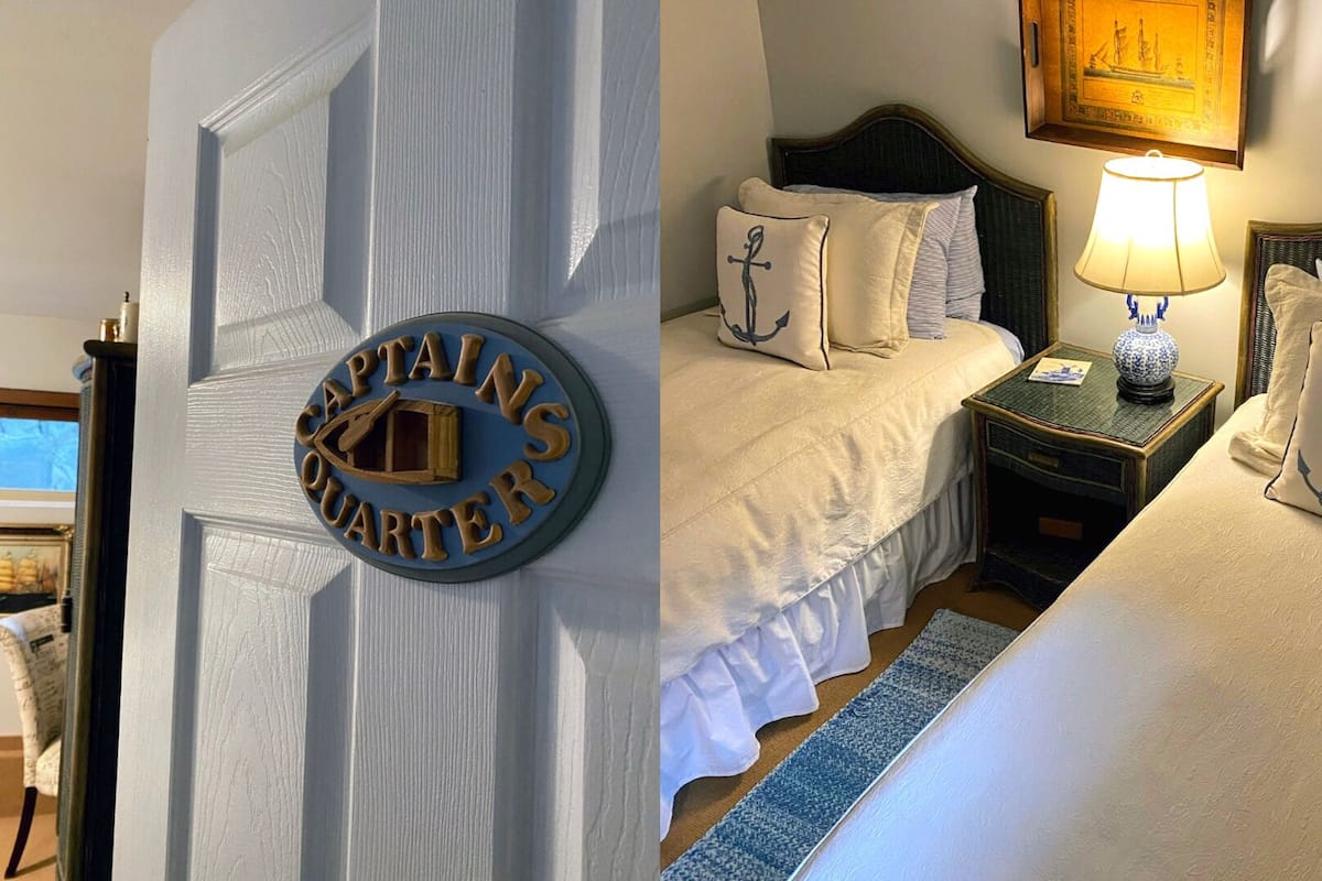 Suite, 2 lits une place (Captains Quarters) | 3 chambres, literie de qualité supérieure, rideaux occultants