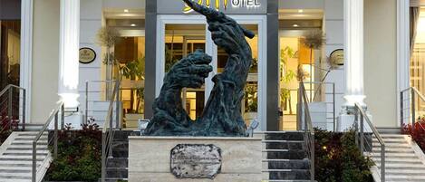 Entrada de la propiedad