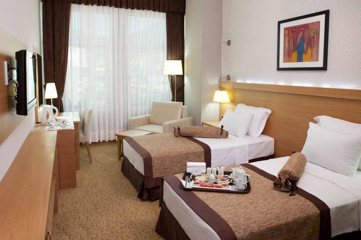 Premium bedding, minibar, in-room safe, desk