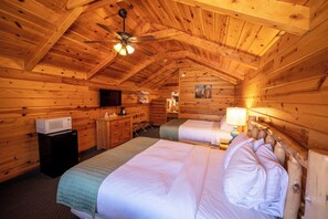 Standard Cabin, 2 Queen Beds | Individually decorated, individually furnished, free WiFi, bed sheets