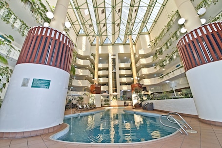 Indoor pool, outdoor pool