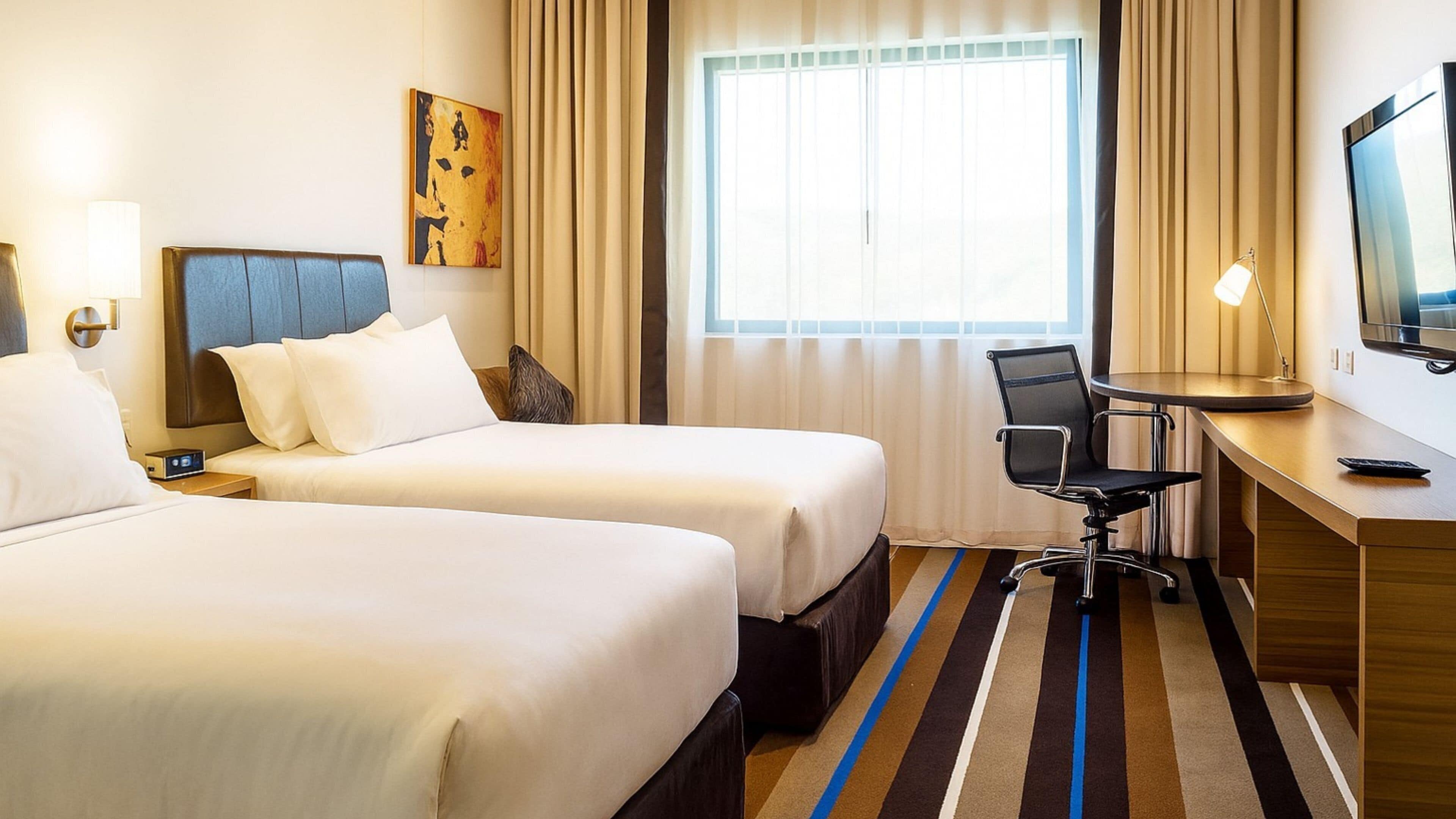 Premium bedding, in-room safe, desk, laptop workspace