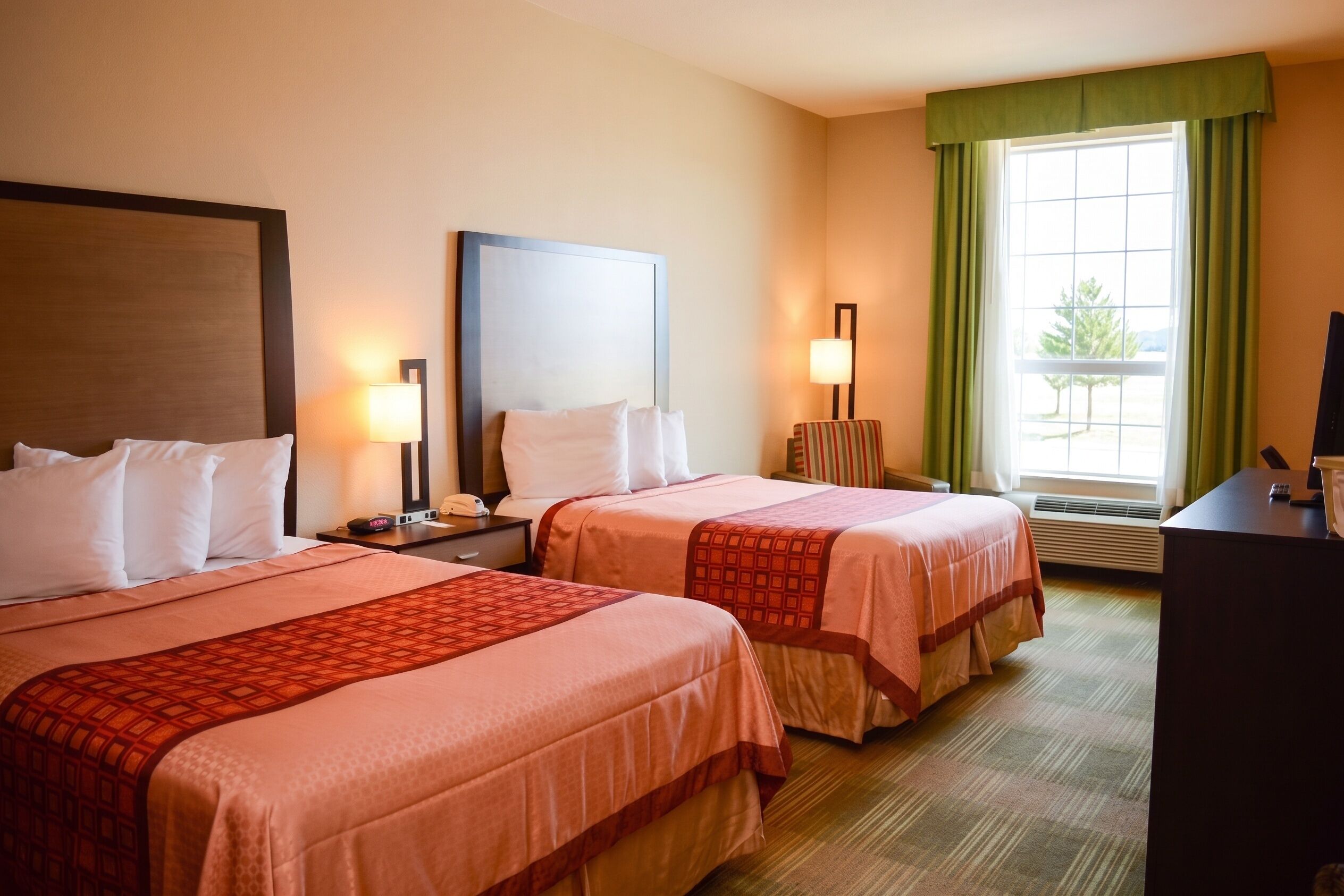 2 Queen Bed Non-Smoking | Individually decorated, individually furnished, desk, blackout drapes