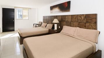 Standard Room, 2 Double Beds | Premium bedding, down comforters, in-room safe, individually decorated
