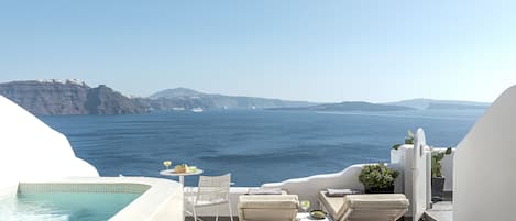 Absolute Suite, Hot Tub, Caldera View | Terrasse/Patio