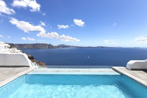 Grand Suite, Pool, Caldera View | View from room - Santorini Secret Suites & Spa (Santorini)