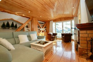 Superior Duplex, 2 Bedrooms (10 Adults) | Living area | Flat-screen TV