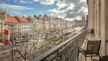 Blick von der Unterkunft