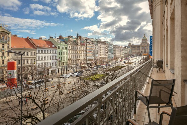 Blick von der Unterkunft