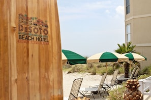 Na praia