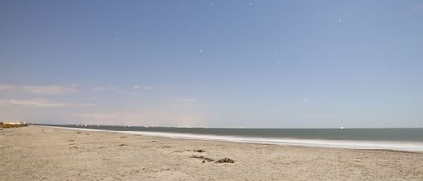 On the beach