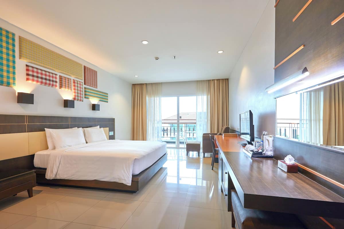 Deluxe Double - High Floor North Wing | Vue depuis le balcon