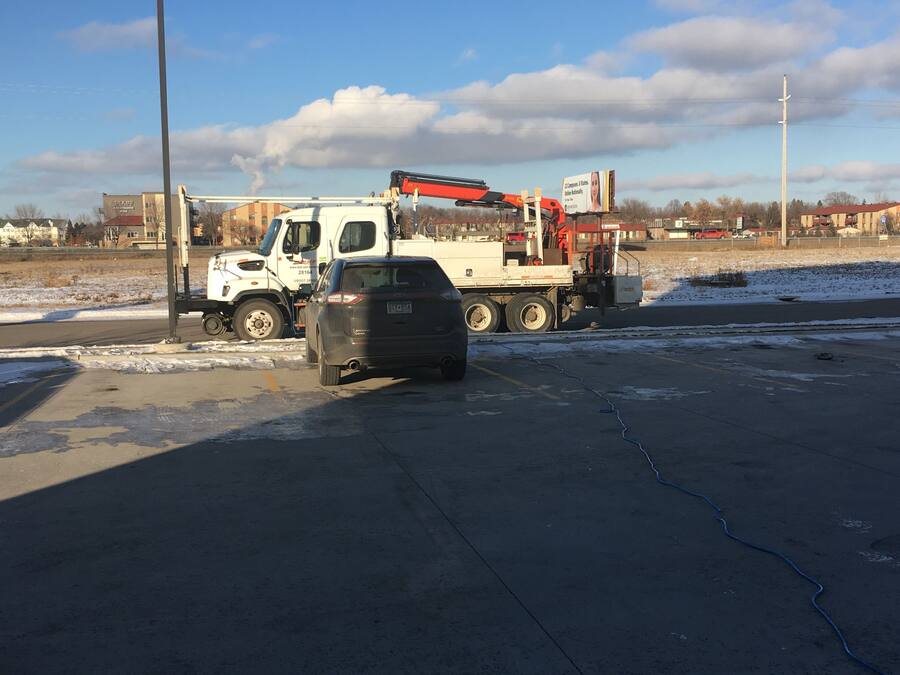 Bobil- eller lastebilparkering