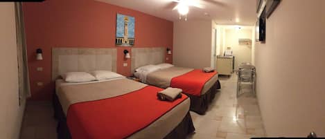 Individually decorated, individually furnished, iron/ironing board