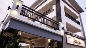 Fassade der Unterkunft
