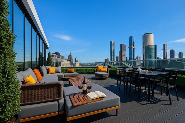 Leilighet – signature, 2 soverom, balkong | Terrasse/patio