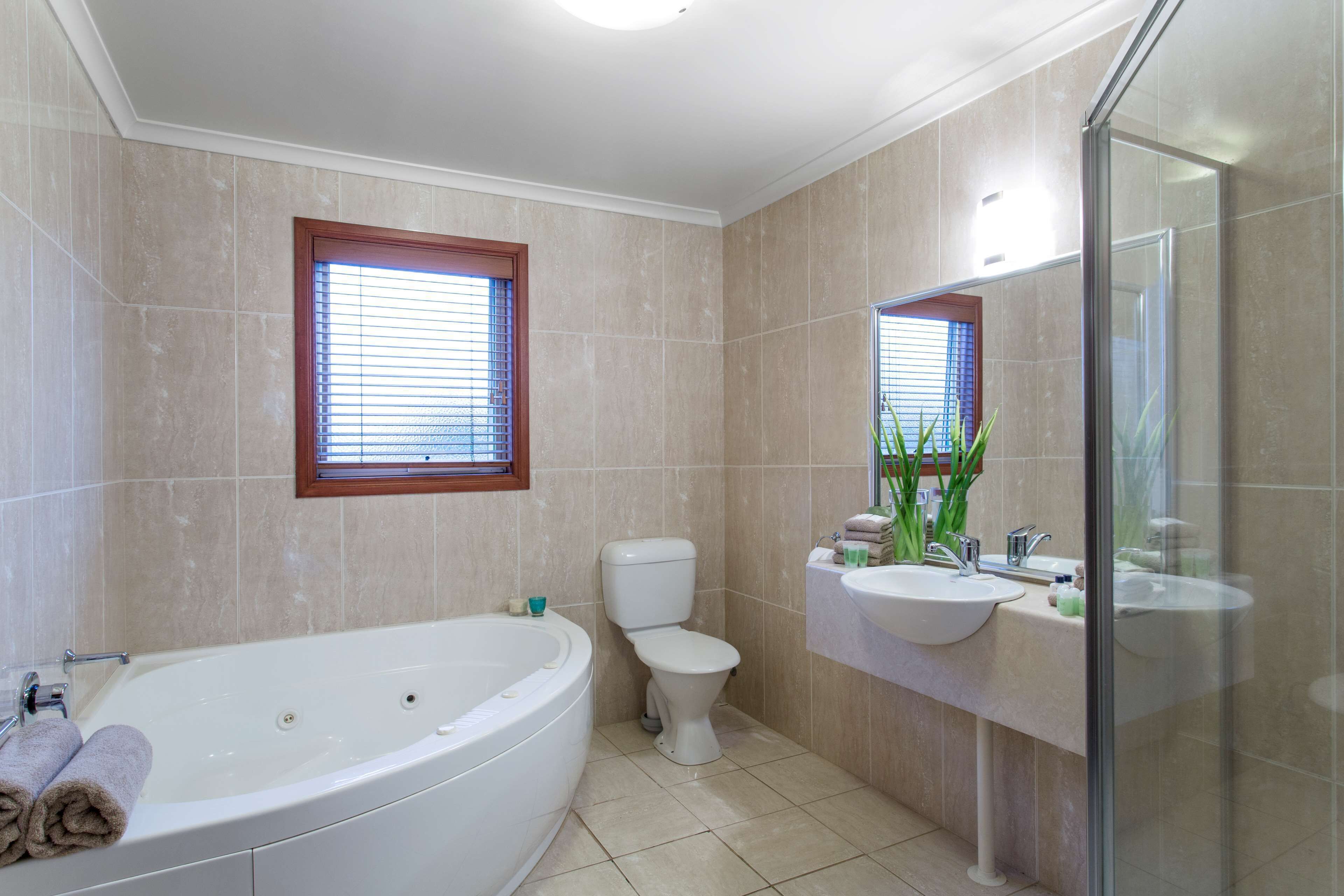 free toiletries, hair dryer, towels