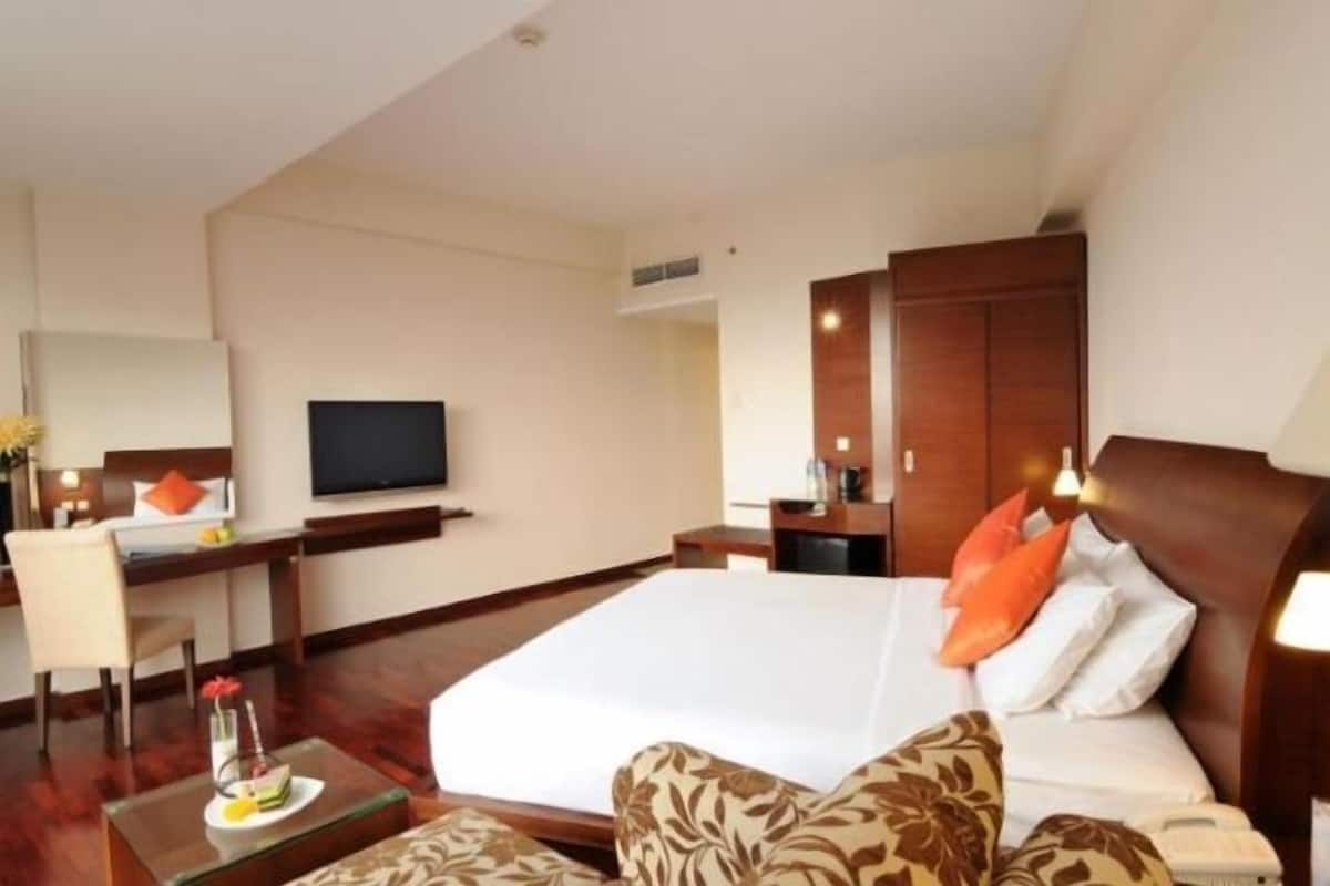 1 slaapkamer, luxe beddengoed, een minibar, een kluis op de kamer